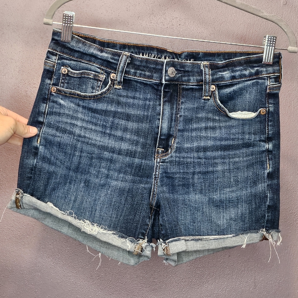 American Eagle Outfitters Women's Blue Denim Shorts